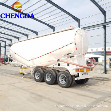 45 Cubic Meters Bulk Cement Tanker Semi Trailer Carrier For Sale
